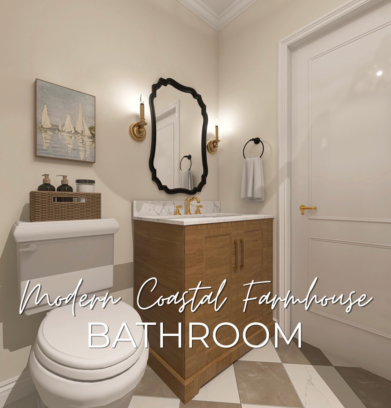 Designed by Brandy
Modern Farmhouse Coastal Bathroom

#LTKSeasonal #LTKmomlife #LTKHome
