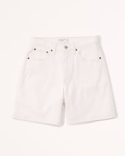 Curve Love High Rise 7 Inch Dad Short | Abercrombie & Fitch (US)