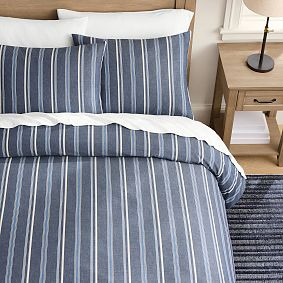 Samuel Stripe Duvet Cover | Pottery Barn Teen