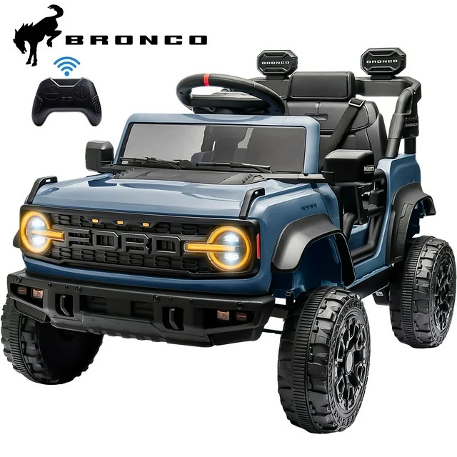 12V Powered Ride on Car, Ford Bronco Raptor Ride on Toys with Remote Control, Battery Powered Rid... | Walmart (US)