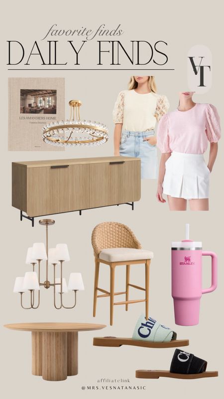 Daily home & fashion favorite finds! 

Sideboard, tj maxx, amazon, wayfair, walmart, english factory, top, spring outfit, jeans, stanley, new color stanley cup, counter stool, chandelier, sandals, chloe sandals, spring, chandelier, wayfairf finds, 

#LTKGiftGuide #LTKhome #LTKshoecrush