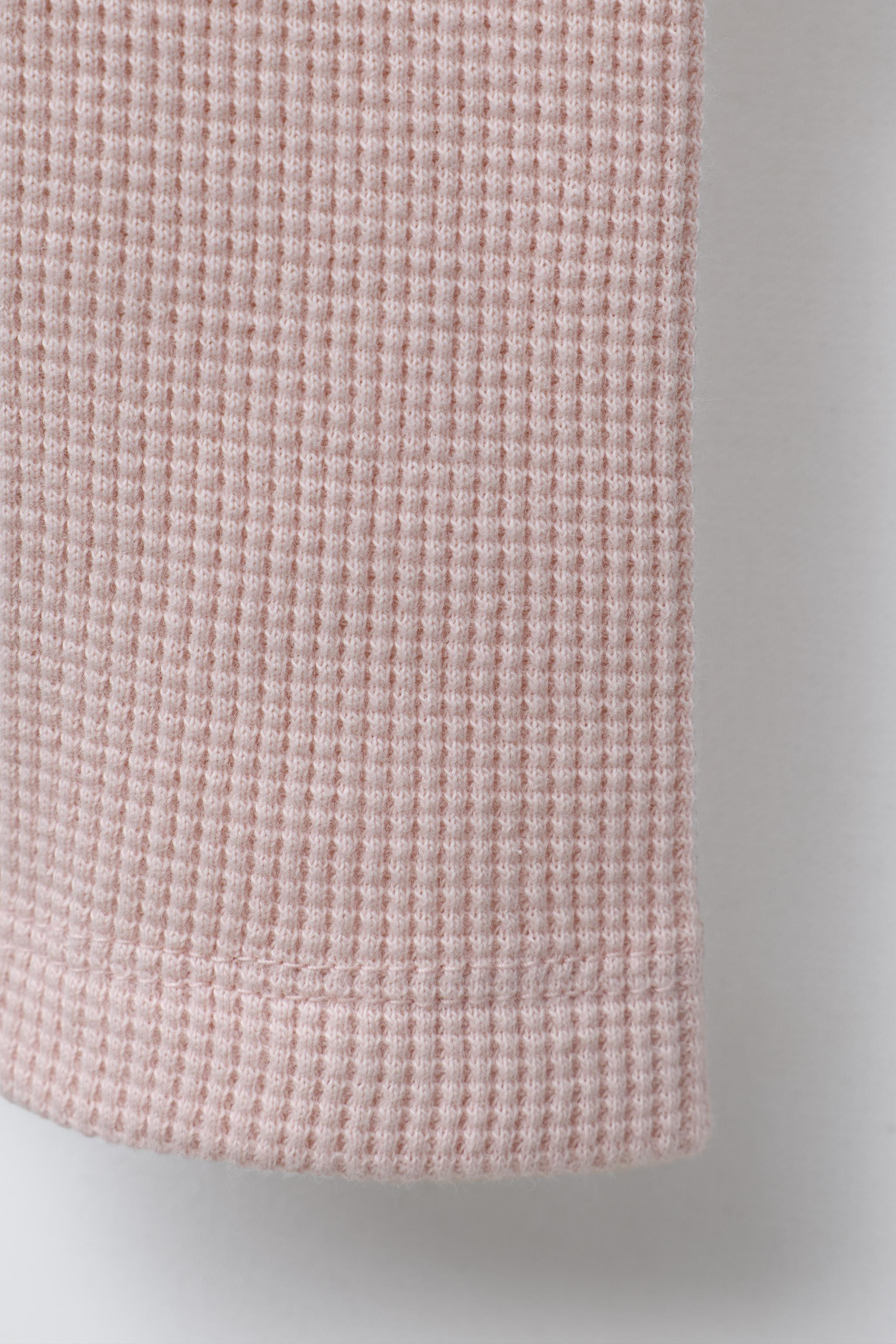 LACE DETAIL WAFFLE LEGGINGS | Zara US