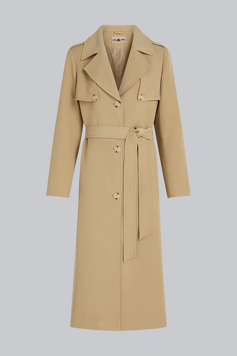 AIKO Trench Coat Sand | 4tharq 