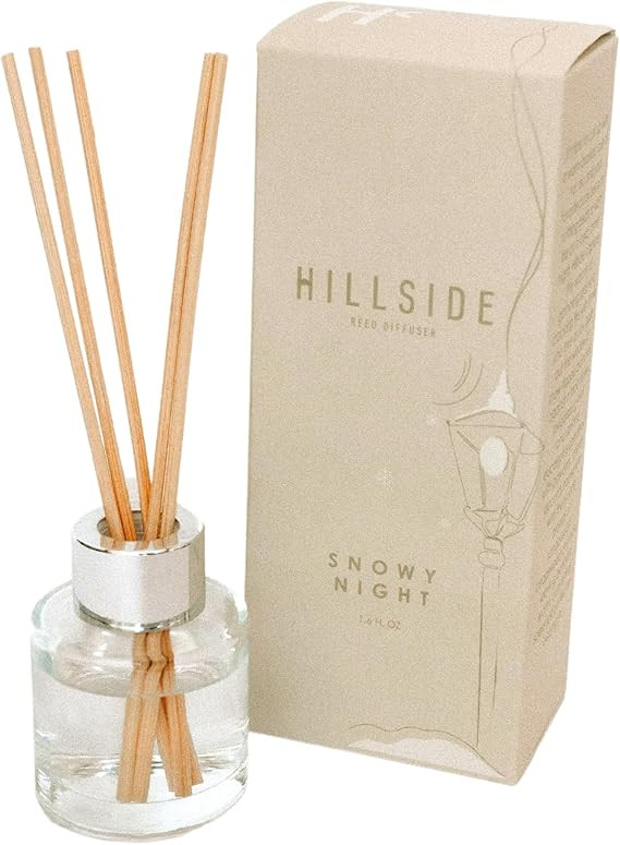 Snowy Night Reed Diffusers, Oil Diffusers for Home, Premium Fragrance Oil Air Freshener, Fresh Fi... | Amazon (US)