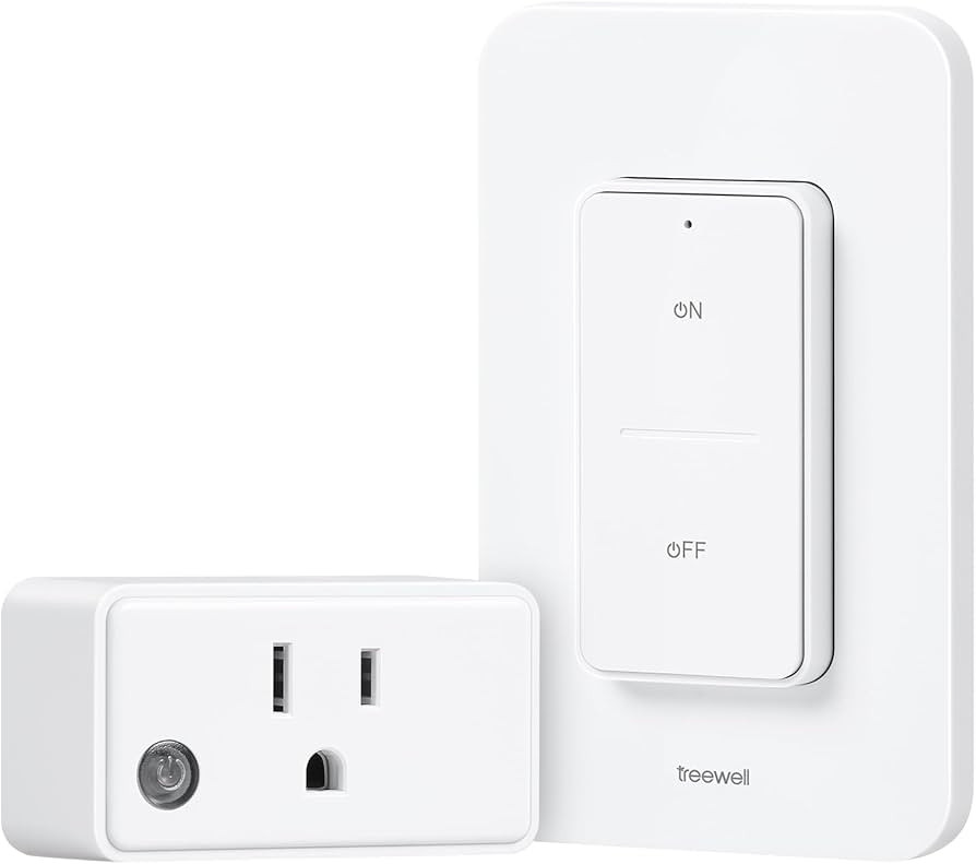 Remote Control Outlet Wireless Wall Switch, 200ft RF Range Wireless Remote Light Switch, No Wirin... | Amazon (US)