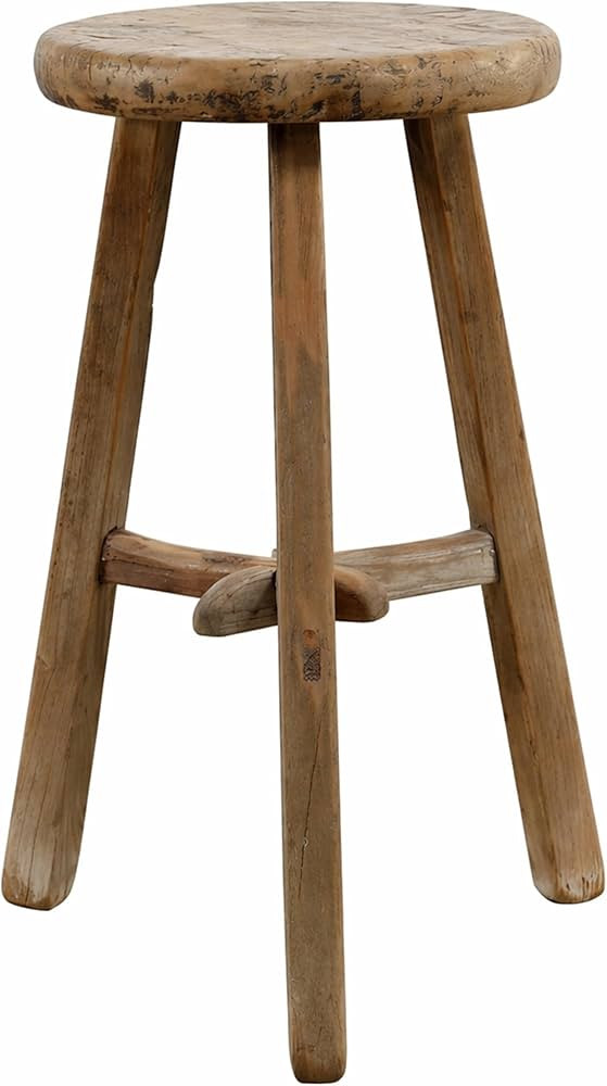 Artissance Wooden Stool with a Natural Wood Finish \u2013 Vintage-Inspired Plant Stool and Wooden... | Amazon (US)