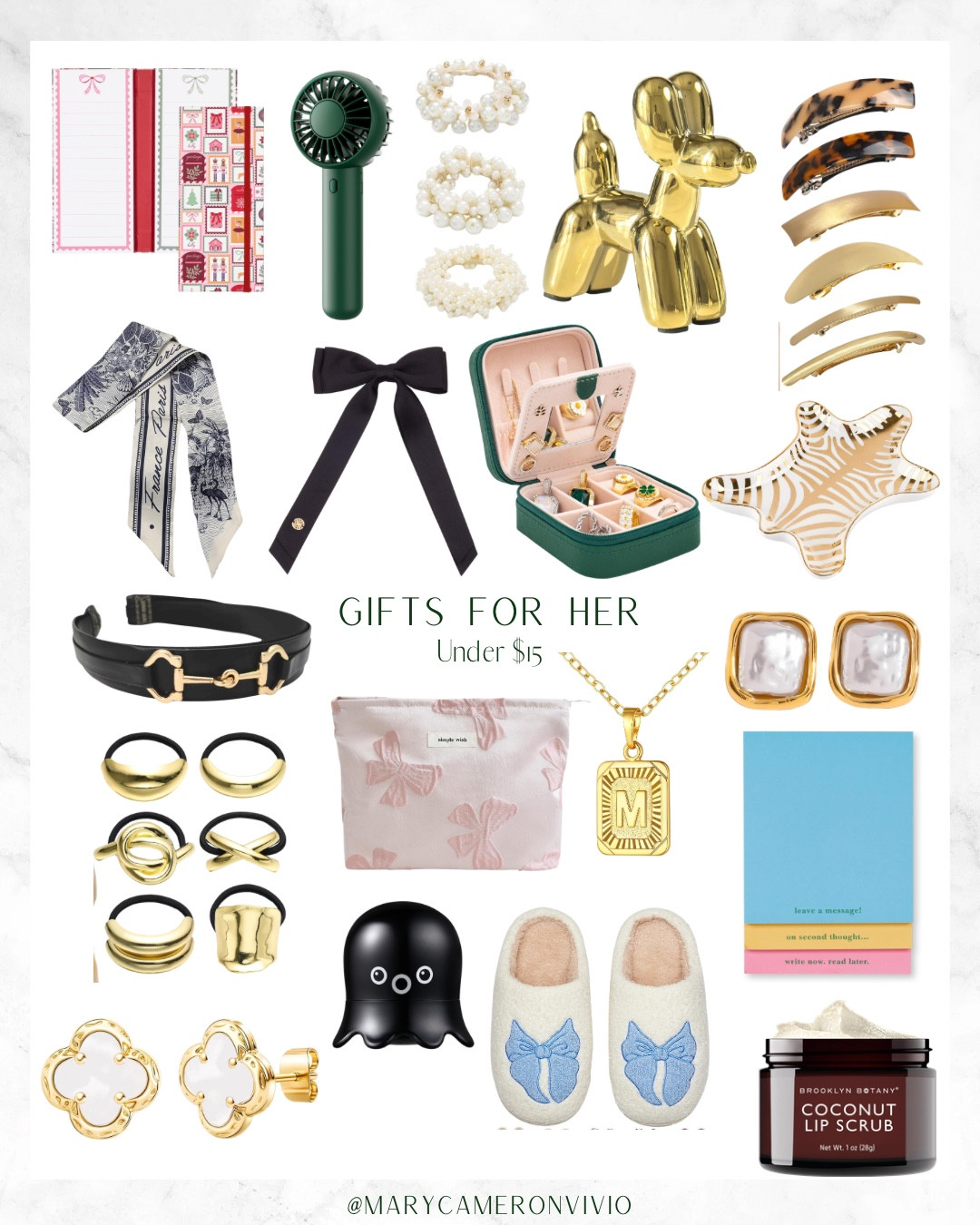 Gifts she’ll love—without breaking the bank. 💗✨ Discover the best finds under $15 that are thoughtful, on-trend, and perfect for every girl on your list.
#GiftsUnder15 #BudgetFriendlyGifts #AffordableGiftsForHer #HolidayDeals #GiftGuide2025

#LTKGiftGuide #LTKCyberWeek #LTKHoliday