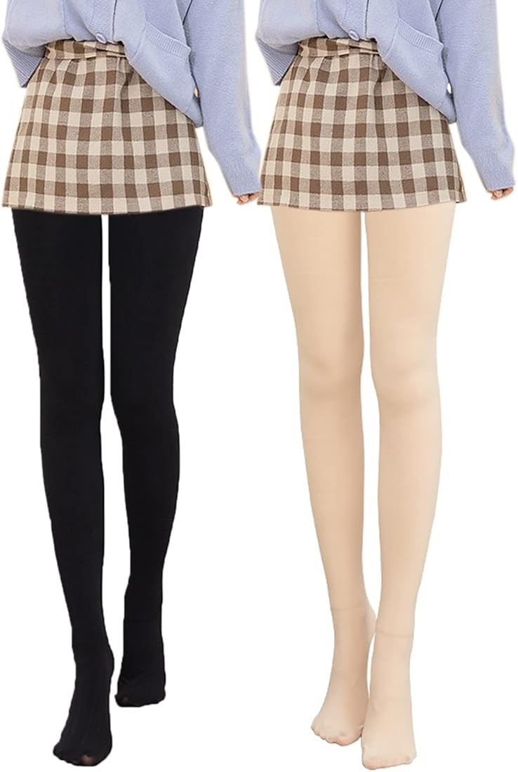 Blostirno Women's Winter Warm Fleece Lined Leggings Thick Velvet Thermal Tights Pants Soft Elasti... | Amazon (US)