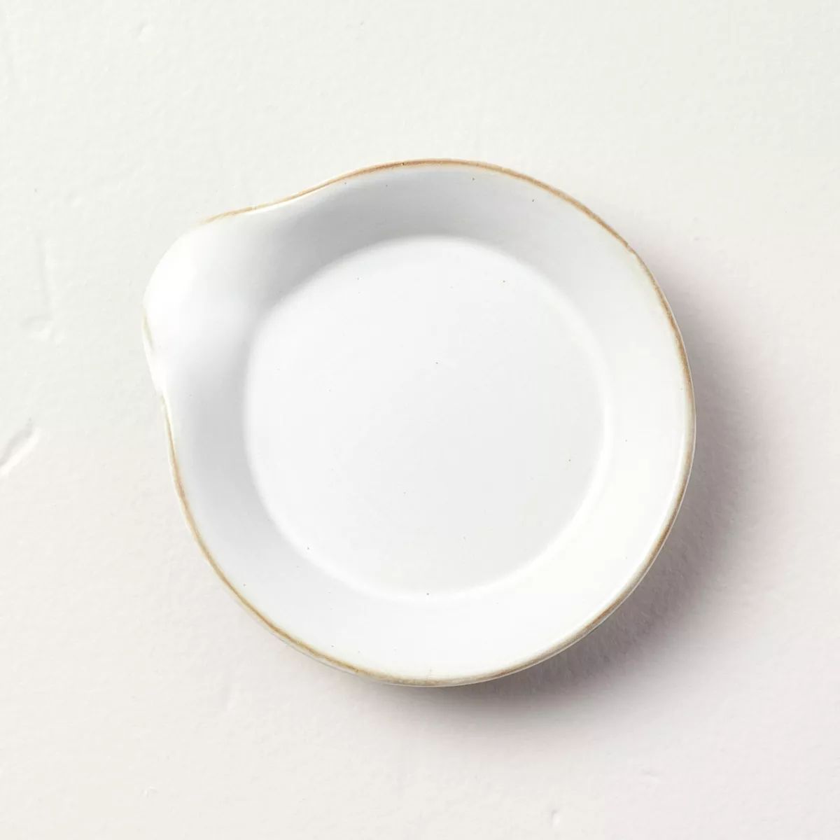 Wide-Fluted Stoneware Spoon Rest Cream - Hearth & Hand™ with Magnolia: Dishwasher Safe, Kitchen... | Target
