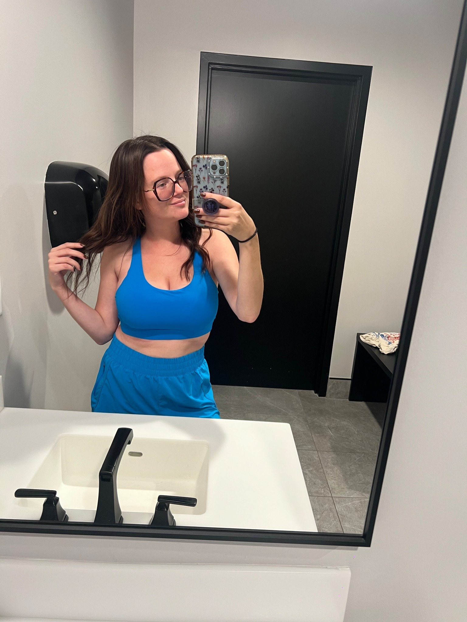 Cute matching work out set 💪🏼💙

#LTKActive #LTKStyleTip #LTKFindsUnder100