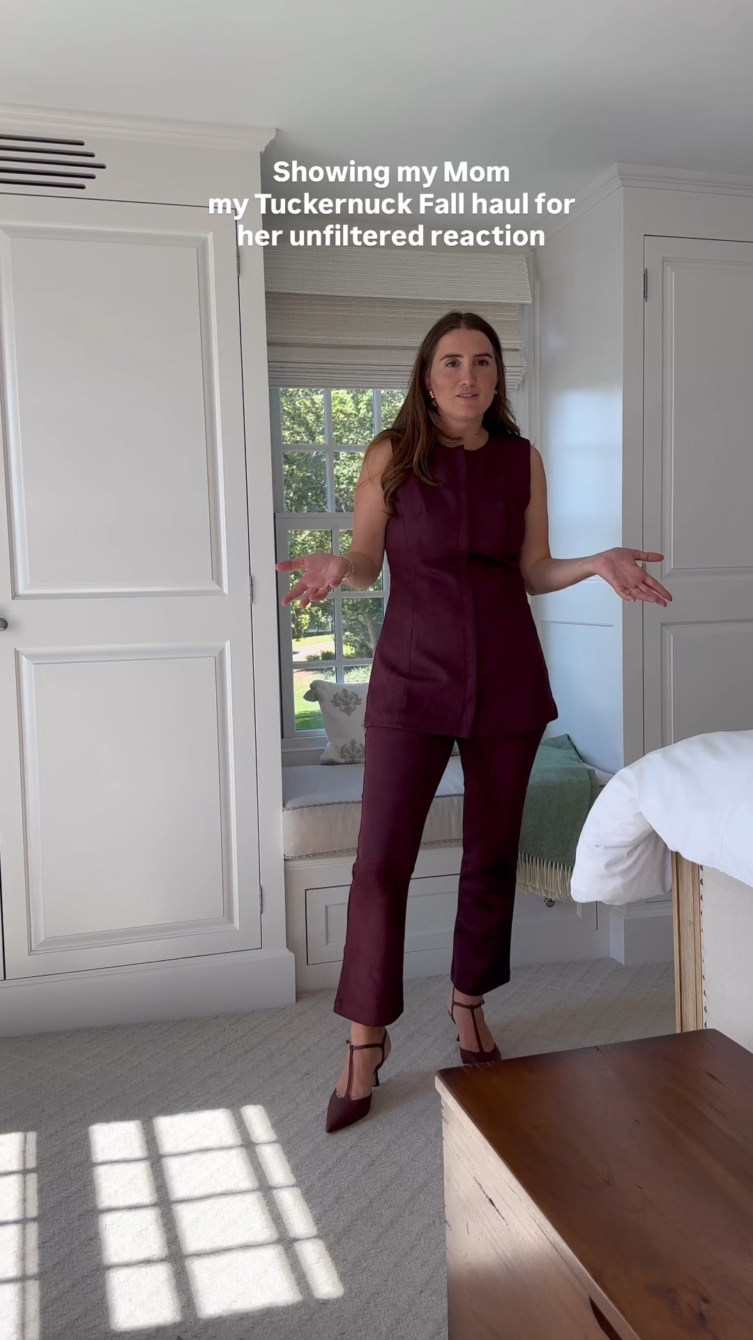 Tuckernuck fall outfits I recently got! Wine red for a cute, comfy work outfit and a fun fall wedding guest dress!

@tuckernuck #tuckernuckpartner

#LTKWorkwear #LTKParties #LTKSeasonal