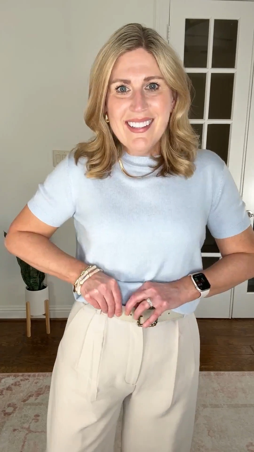 Adidas is on SALE today with LTK!! 🙌 
I LOVE this outfit with my comfy Adidas Samba OG sneakers. So many color options! ♥️

These Amazon sweaters run true to size. Not too tight.
Great quality. Lots of colors that make it easy to mix and match. Style them alone or with a blazer, jacket, or sweater! 

- Great office wear
- Teacher outfit
- Or running to coffee with the girls! ♥️ 

#LTKWatchNow #LTKStyleTip #LTKShoeCrush 

#LTKootd #LTKMidsize #LTKFindsUnder50 #LTKTravel #LTKSeasonal #LTKFindsUnder100 #LTKOver40 #LTKHoliday #LTKWorkwear #LTKSaleAlert #LTKGiftGuide