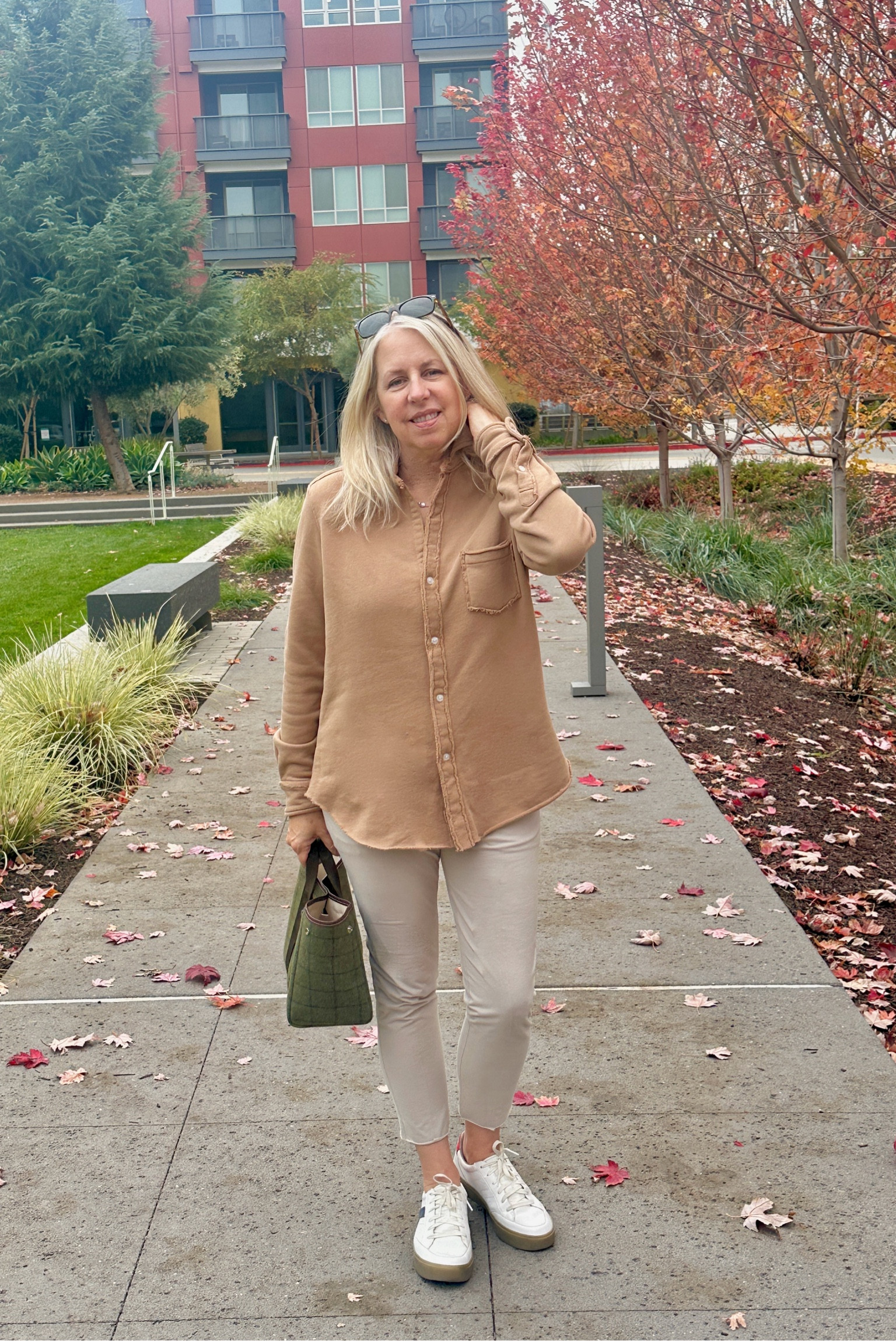 Weekend looks here in California! These pieces are by @frankandeileen. 

I’m loving the extra soft Eileen Triple Fleece Sweatshirt Button-up.  It has the comfort of a sweatshirt, but in a button up that has a cute popped collar! This is the opposite of sloppy sweatshirt, but feels amazing and warm.

I paired this with the Murphy pant, a trouser/legging that looks amazing and feels great. You’ll want to live in them. They are as easy as a legging, but much more flattering and I can see why they call them the billion dollar pant. They have a luxe look.

#FrankandEileenpartner #wearloverepeat #Itktravel #ltkwinterstyle #ltkcalifornialook


#LTKStyleTip