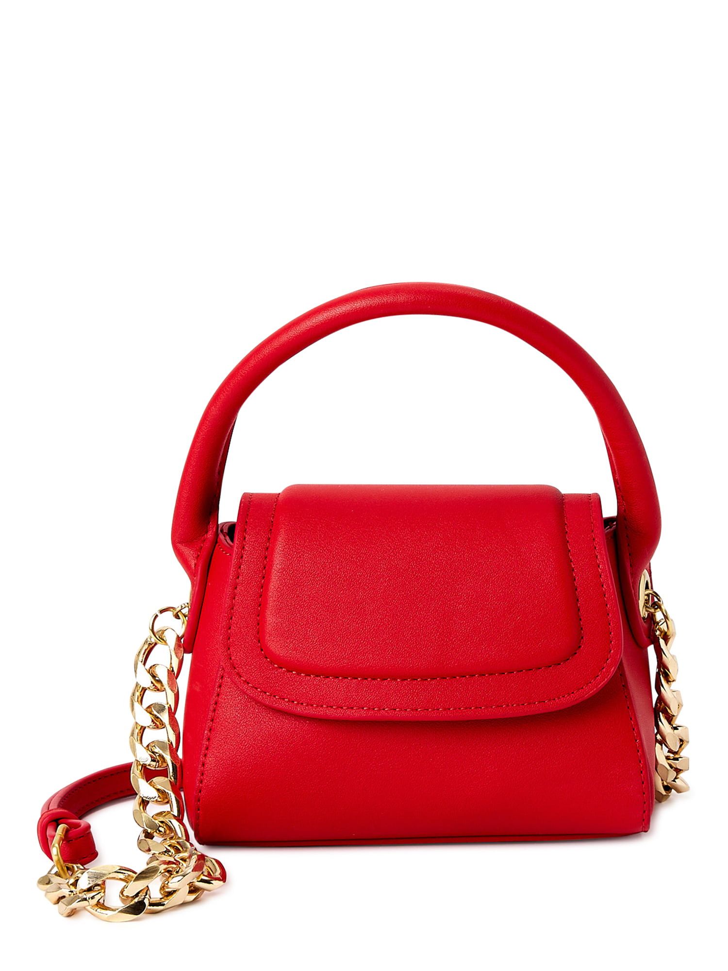 Scoop Women's Mini Structured Bag Fiery Red Purse | Walmart Fashion | Walmart (US)