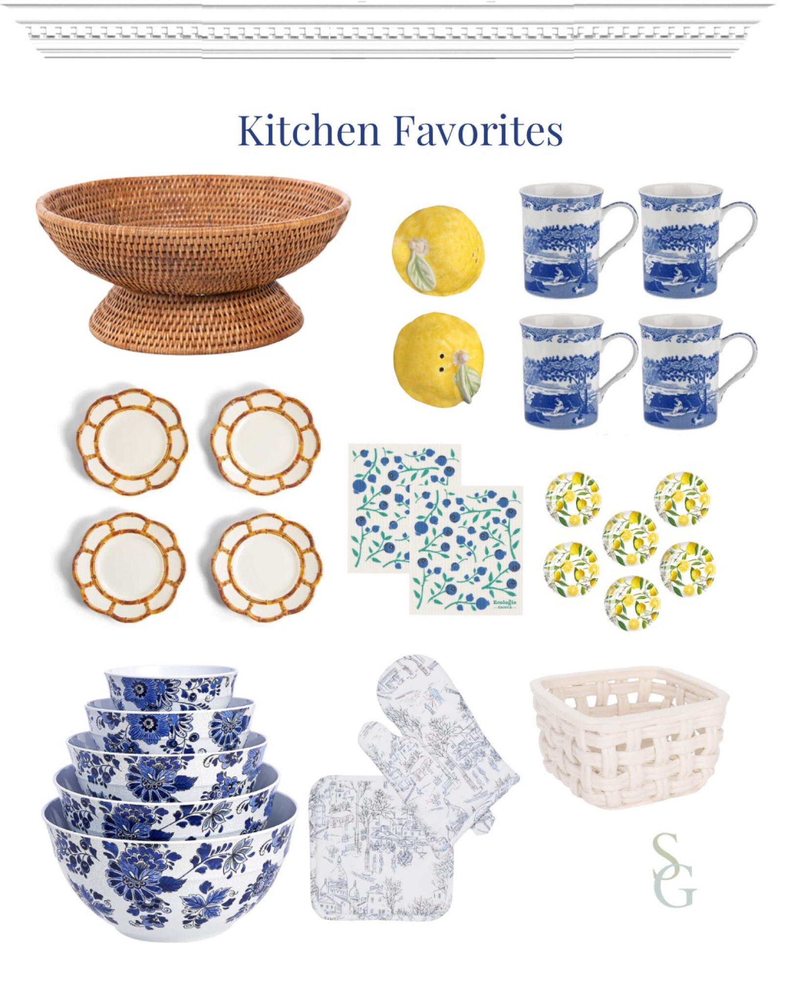 Amazon Kitchen Favorites 🍽️🍋

mugs, blue and white, cute mixing bowls, blue and white mixing bowls, appetizer plates, bamboo plates, lemon , cute magnets, delft, sur la table, Amazon finds, oven mitt, rattan , cute mixing bowl 


#amazonhome #amazonfavorites #kitchen #kitchenfinds #amazon #rattan #blueandwhitelove #coastal #coastalhome #lemons #kitchenessentials #fruitbowl #berrybowl #weddingregistry #chinoiserie #grandmillenial #housewarminggifts

#LTKunder100 #LTKFind #LTKhome