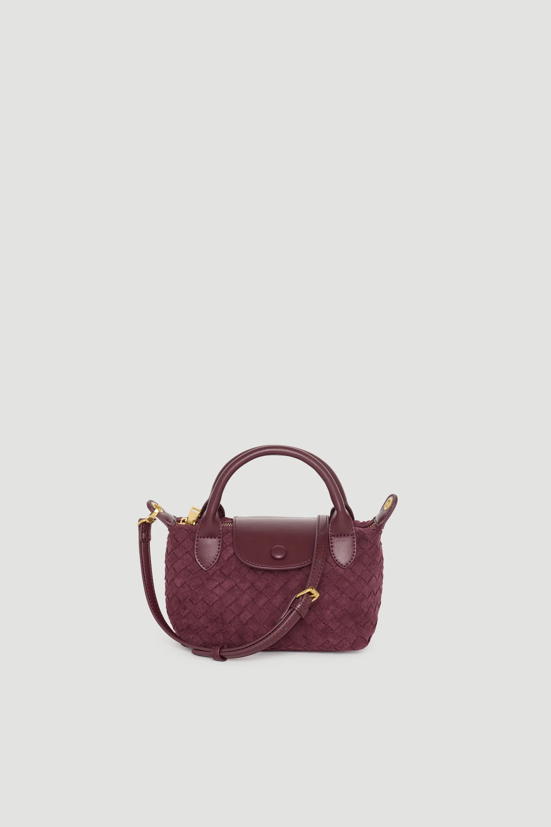 Clara Top Handle Bag - Plum | DECJUBA