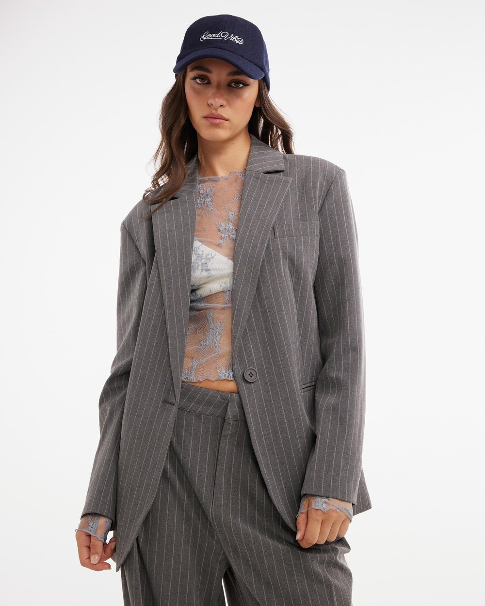 Hailey Oversized Pinstripe Blazer | THE ICONIC (AU & NZ)