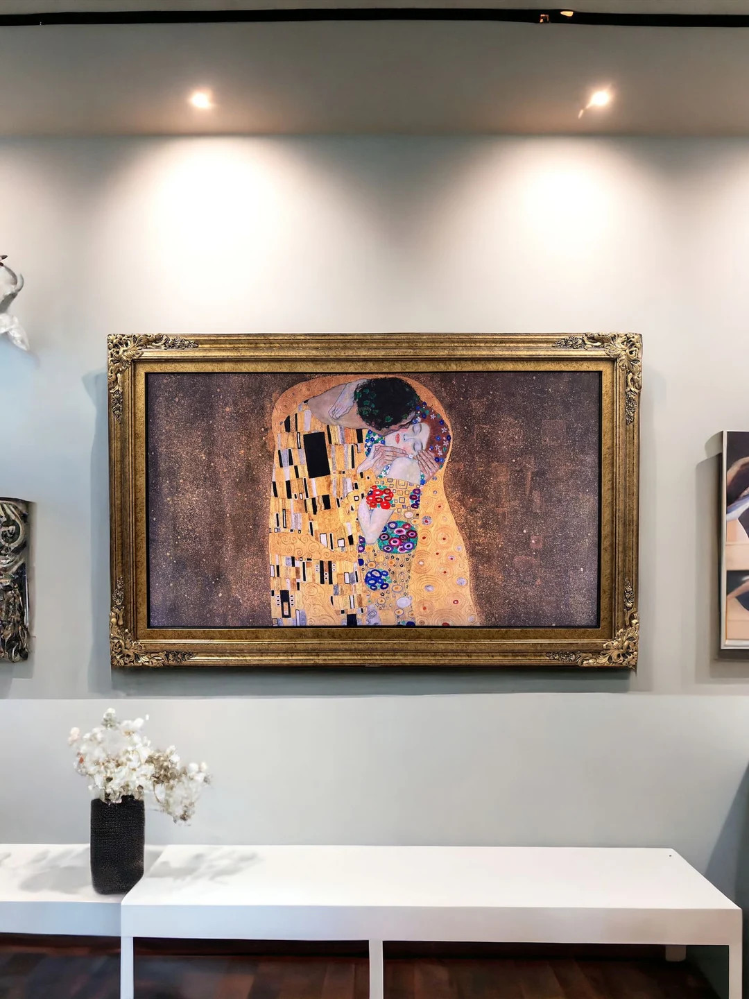 55 & 65 Inch Ornate Frame for Samsung the Frame TV and Frame Pro TV Models, Marble Gold Finish,no... | Etsy (US)