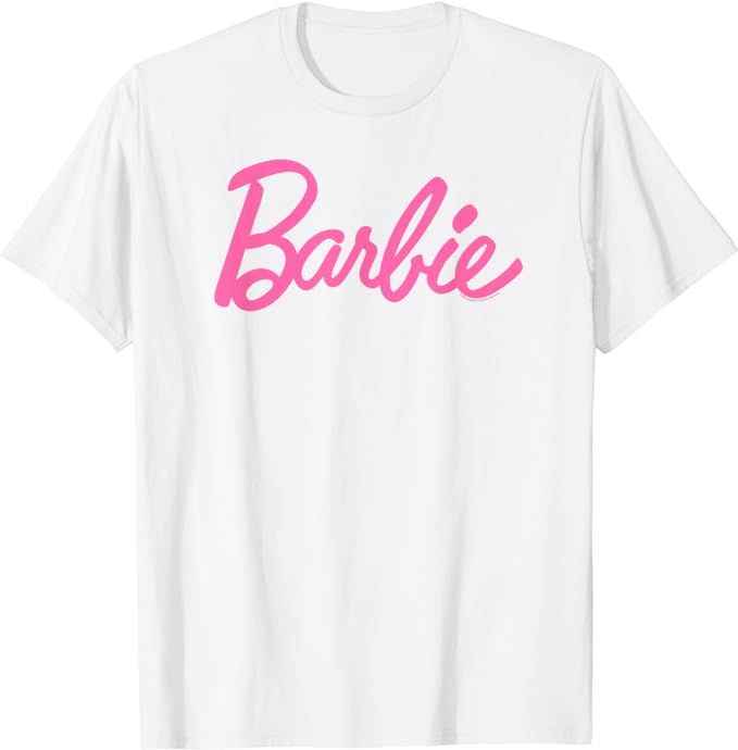 Barbie - Classic Logo T-Shirt | Amazon (US)