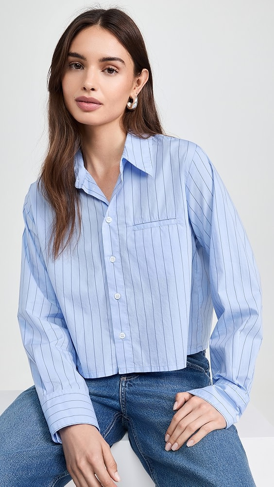 Citizens of Humanity Fino Cropped Shirt | Shopbop | Shopbop