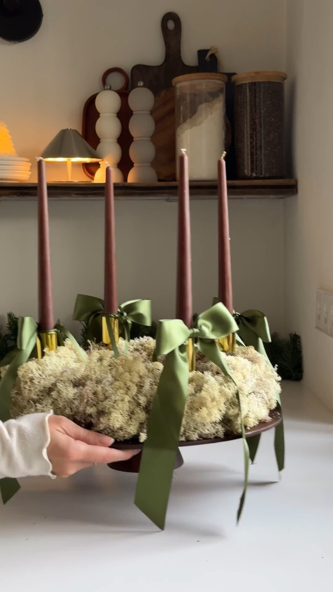 Adventskranz 🕯️ 
#weihnachtsdeko #weihnachten 

#LTKdeutschland #LTKhome #LTKfestive