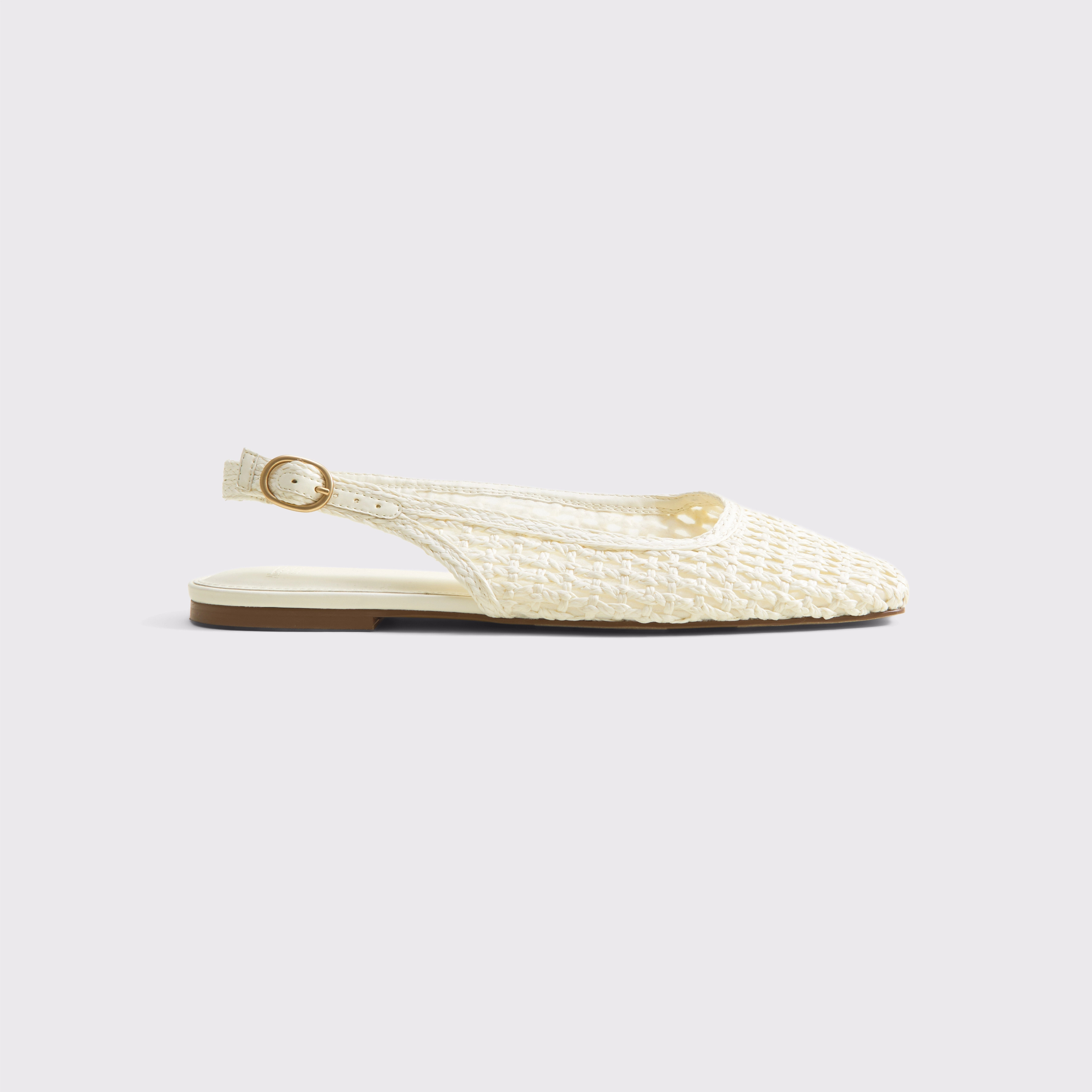 Square-Toe Slingback Flats | Abercrombie & Fitch (US)