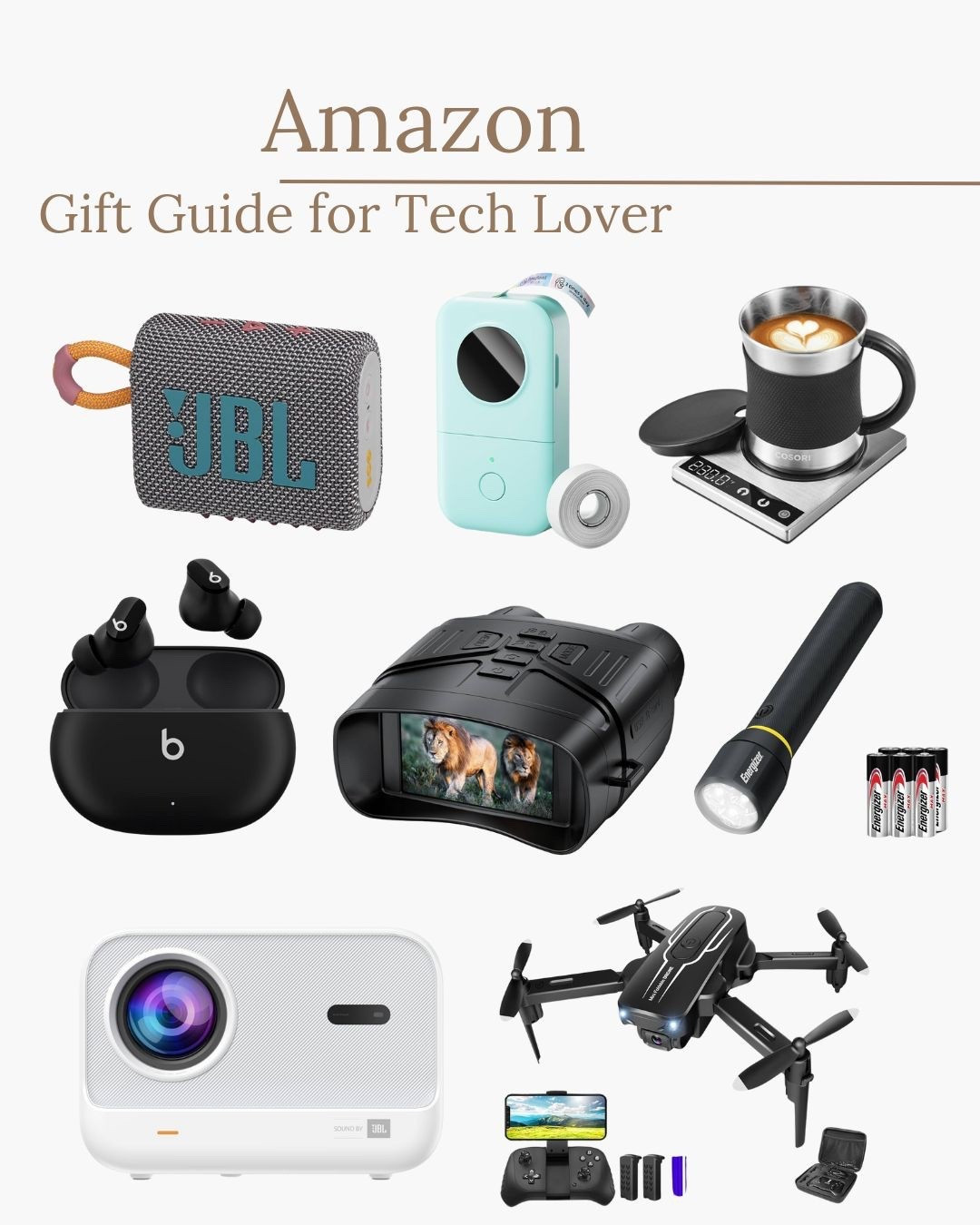 Amazon gift guide the for tech lover!

#LTKHoliday #LTKGiftGuide