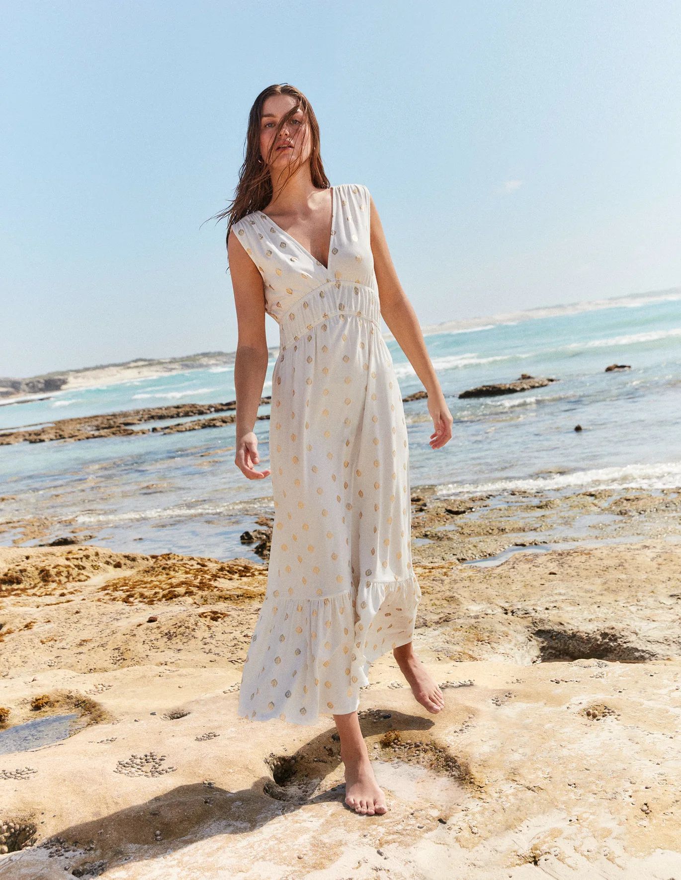 Smocked Jersey Maxi Dress | Boden (UK & IE)
