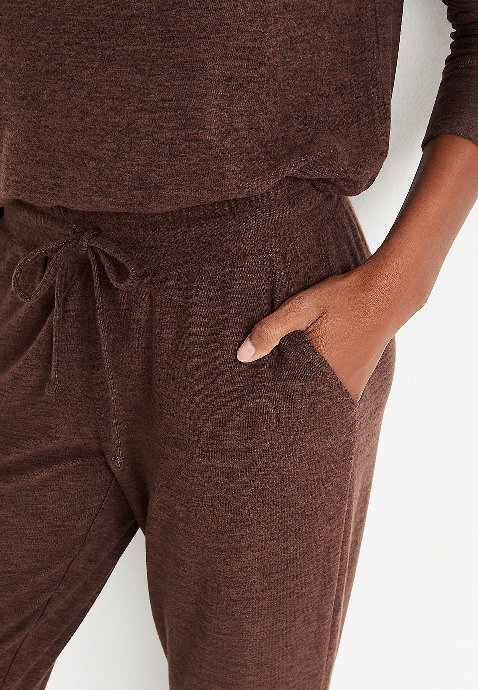 Lakeside Brown Cozy Jogger Pant | Maurices