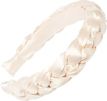 Celeste Braided Satin Headband | Nordstrom