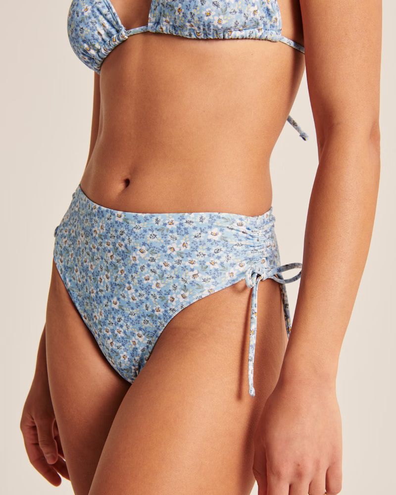 High-Waist Cinched Cheeky Bottoms | Abercrombie & Fitch (US)