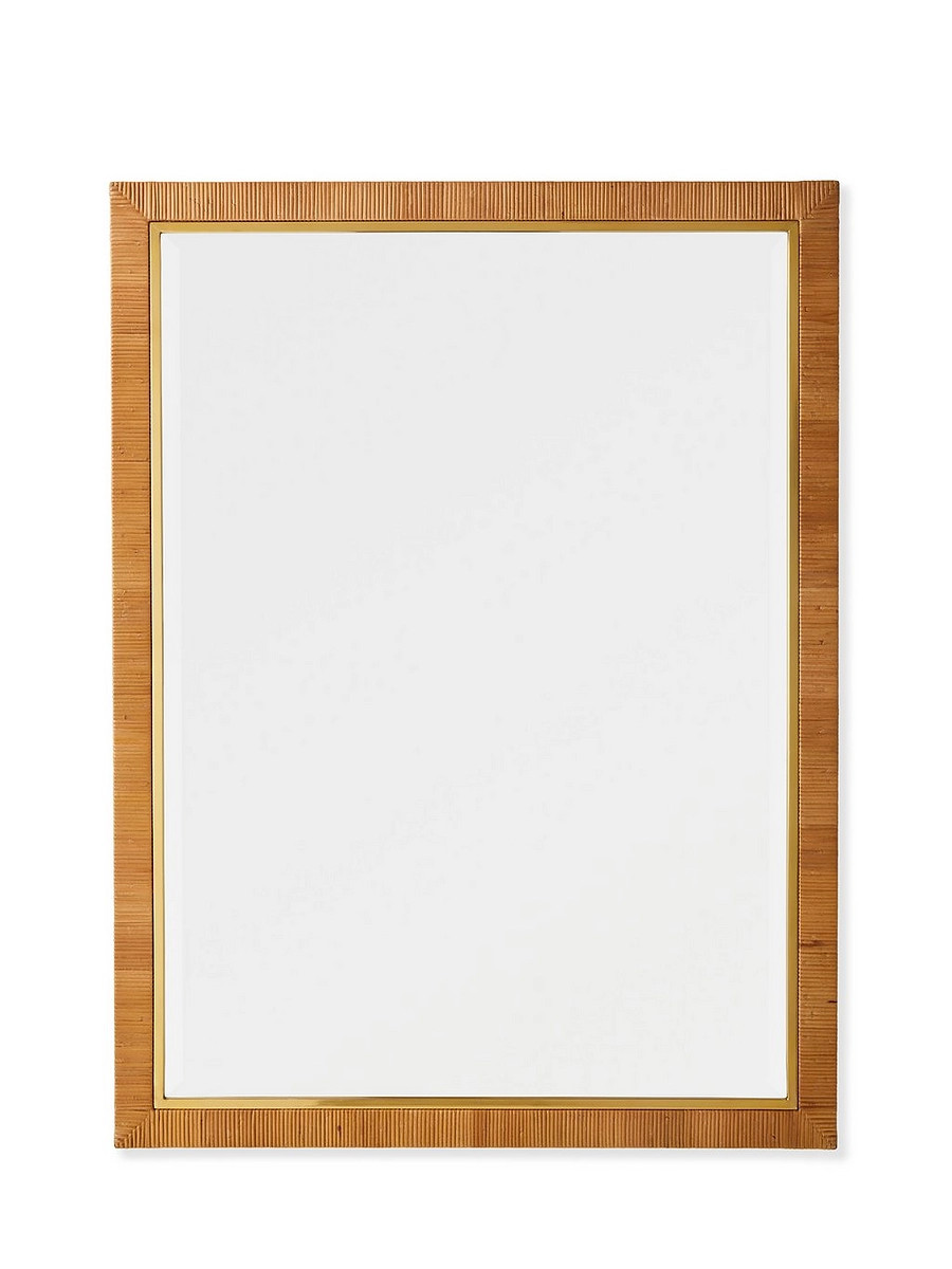 Balboa Rattan Wall Mirror | Serena and Lily