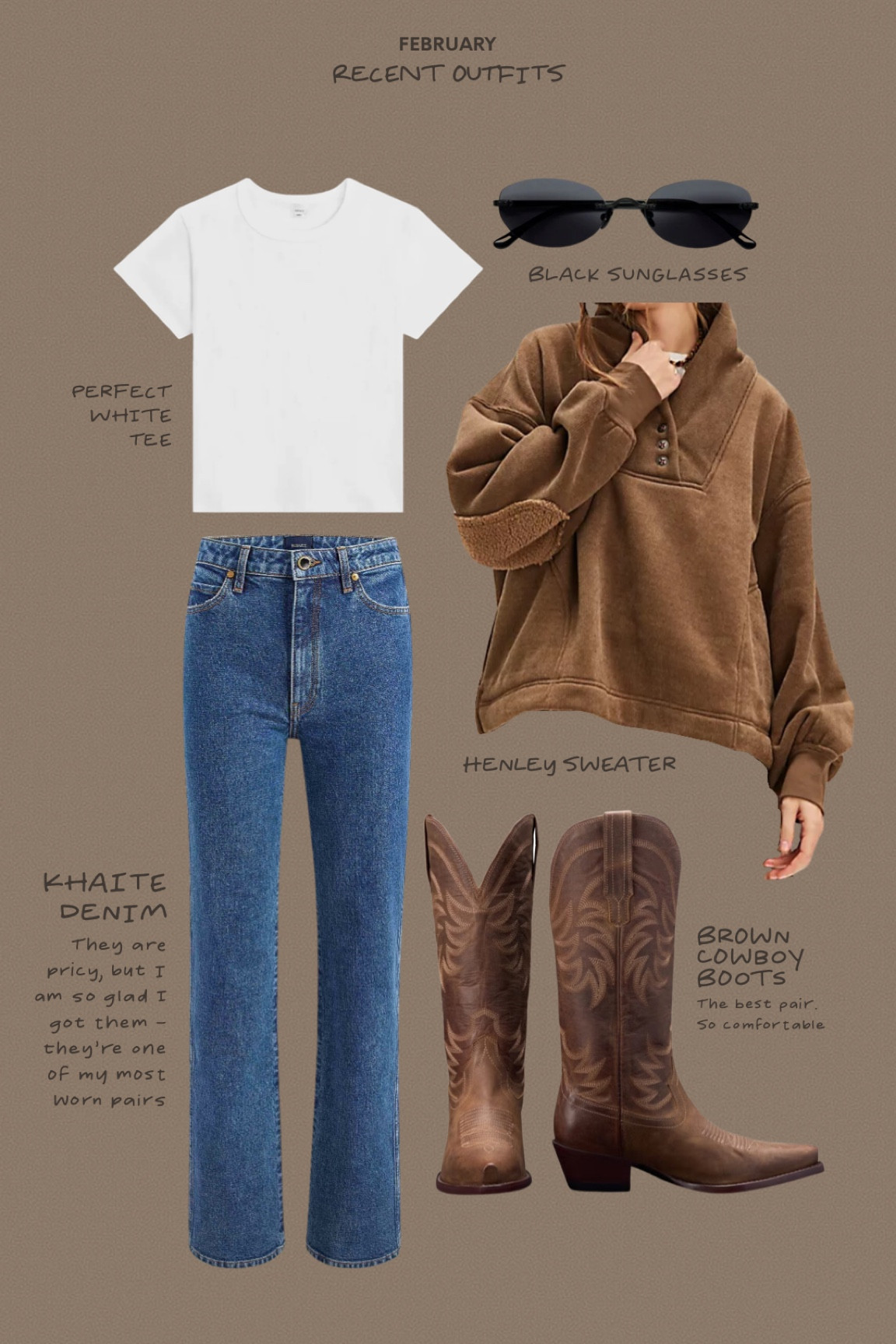 February outfits 🤎

