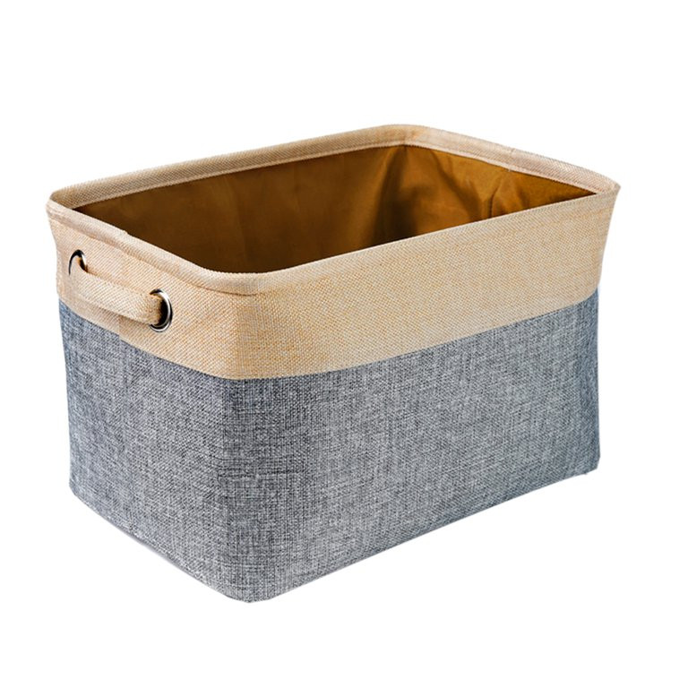 Laundry basket- hamper rectangular collapsible hamper with handles,  cotton storage basket for cl... | Walmart (US)