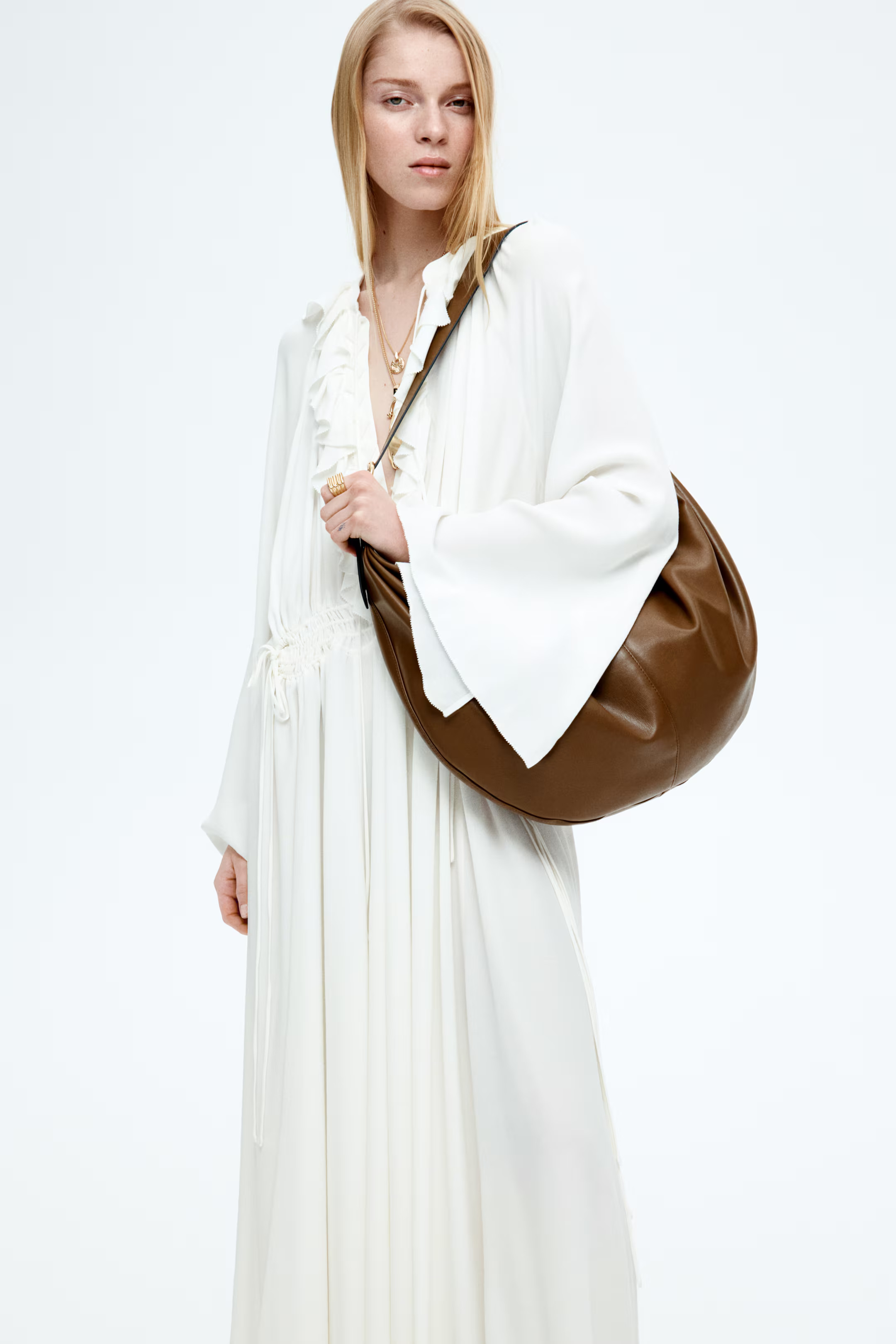 Ruffled maxi dress | H&M (UK, MY, IN, SG, PH, TW, HK)