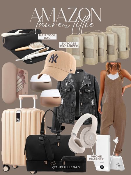 AMAZON travel essentials! 

Travel outfit. Luggage. Travel essentials. Amazon travel finds. 

#LTKfindsunder50 #LTKtravel #LTKSeasonal