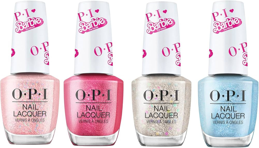 OPI Nail Lacquer, OPIxBarbie Limited Edition Collection, Best Day Ever, Welcome to Barbie Land, E... | Amazon (US)