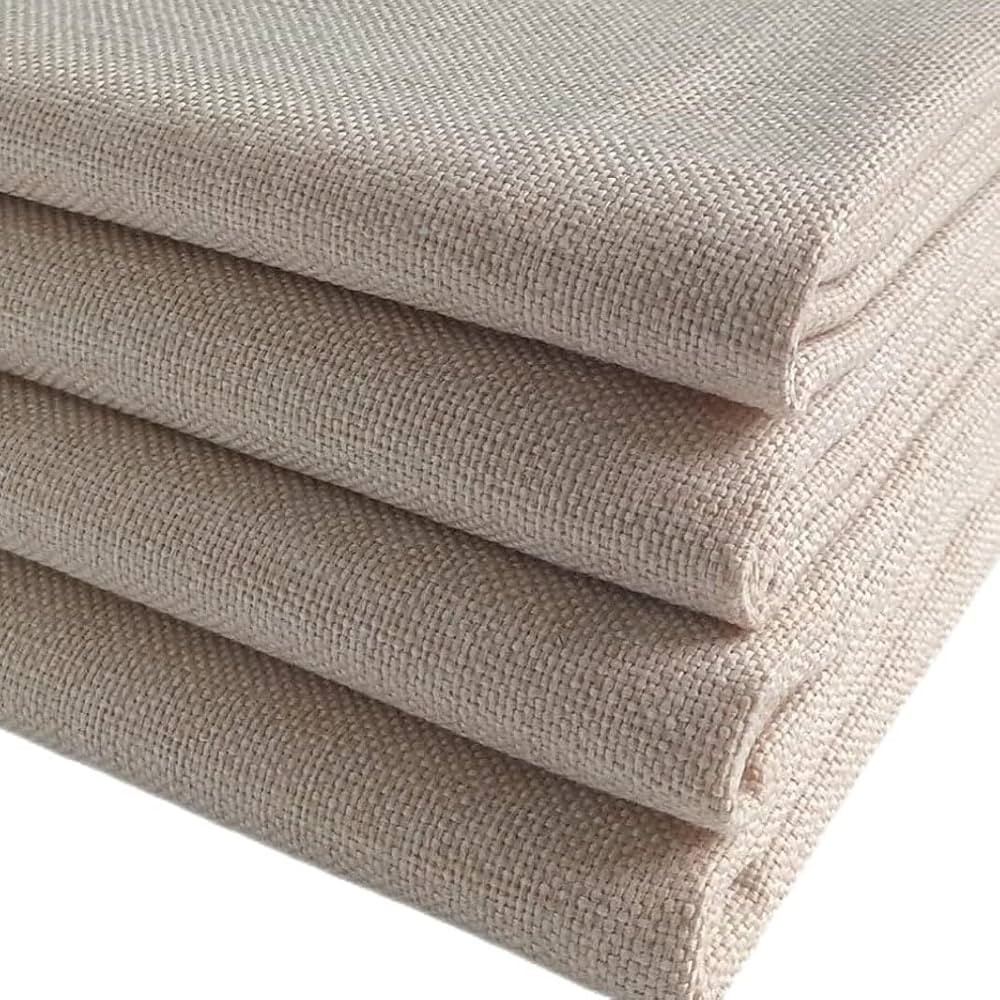 TinaKim Canvas Upholstery Fabric, Faux Linen Type Cloth Material,for Couch Chair Seat Repair (Bei... | Amazon (US)