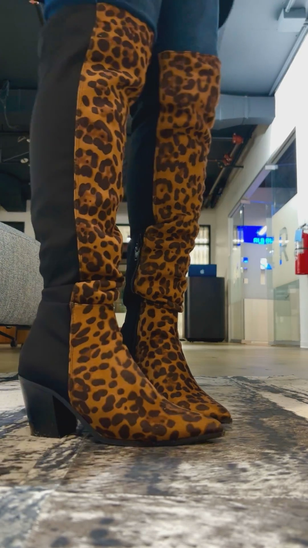 Stepping into fall in these statement leopard print over the knee boots. Boots from Cato, similar items linked🐆 

#LTKSeasonal #LTKootd #LTKShoeCrush