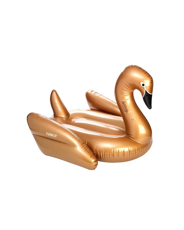 Gold Swan Pool Float | FUNBOY