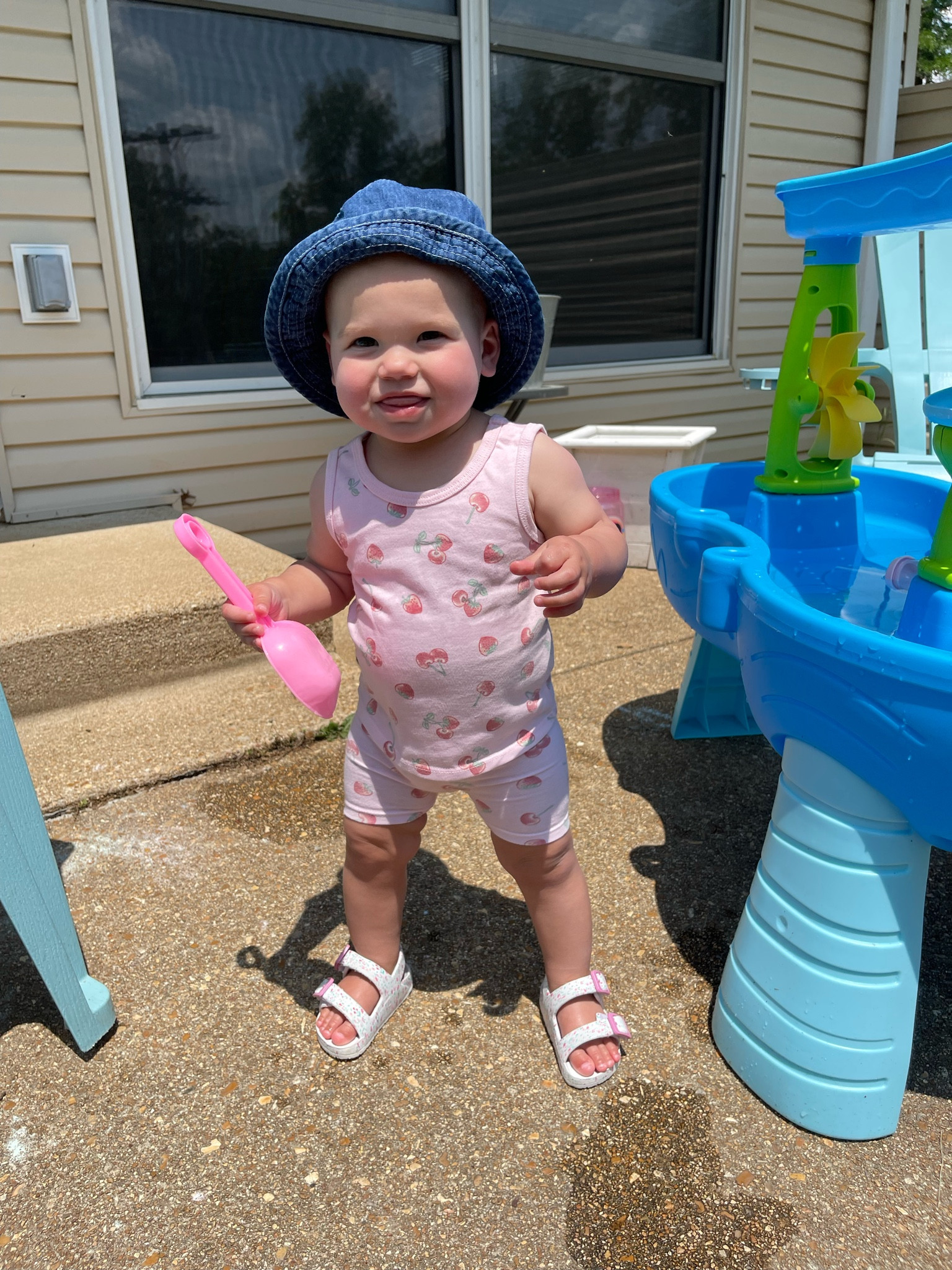 biker shorts, baby biker shorts, toddler outfits, toddler outside clothes, denim hat, denim bucket hat, strawberries, cherries, sandals, toddler outfit, water table

#LTKbaby #LTKkids #LTKSeasonal