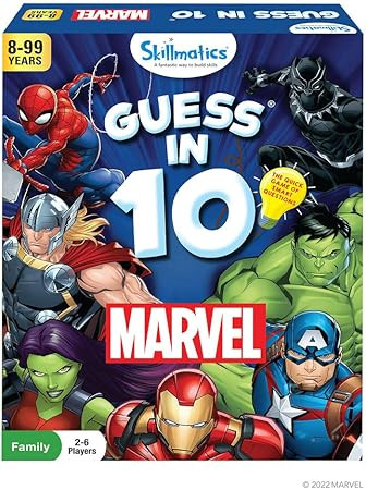 Skillmatics Marvel Card Game : Guess in 10 | Gifts for 8 Year Olds and Up | Quick Game of Smart Q... | Amazon (US)