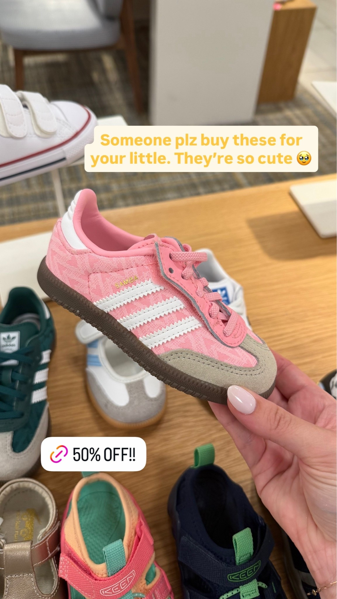 The cutest sambas for little kids 🥹 50% off!

#LTKSaleAlert #LTKKids #LTKootd