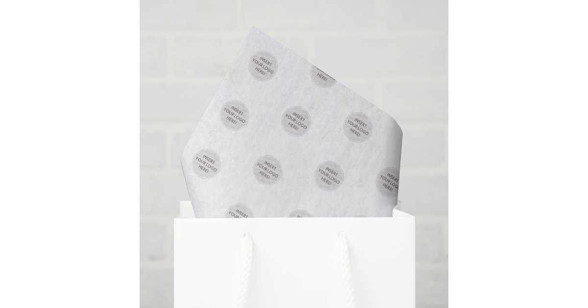 LOGO BUSINESS BRANDING modern simple professional Tissue Paper | Zazzle | Zazzle