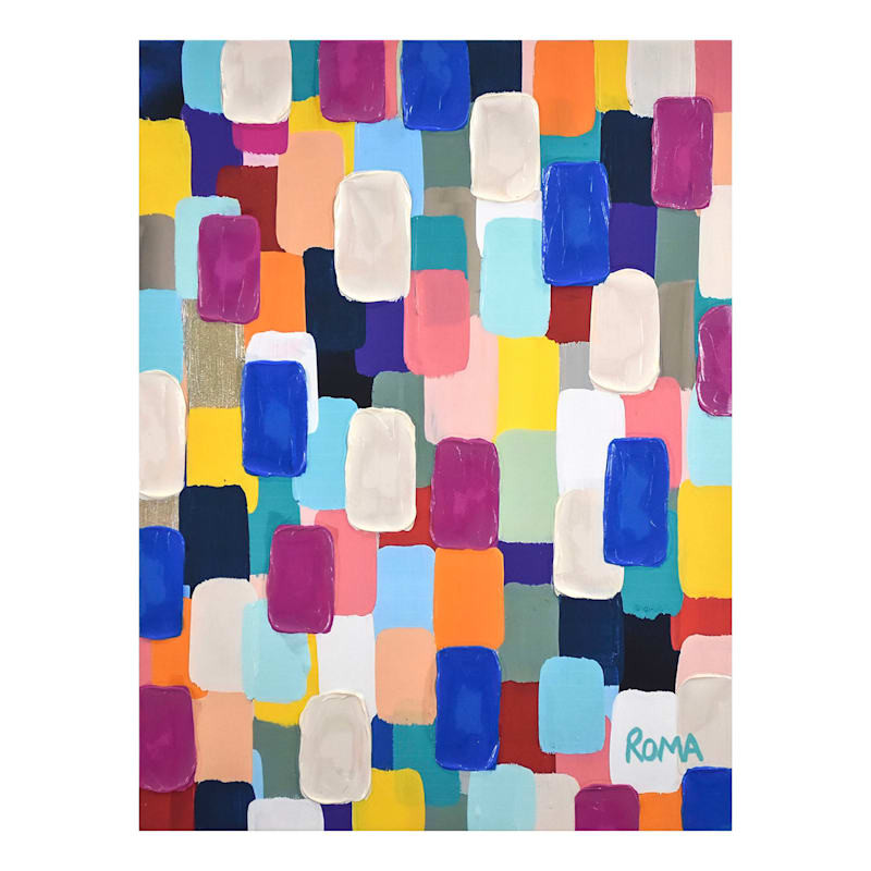 Be Happy Canvas Wall Art, 18x24 | At Home