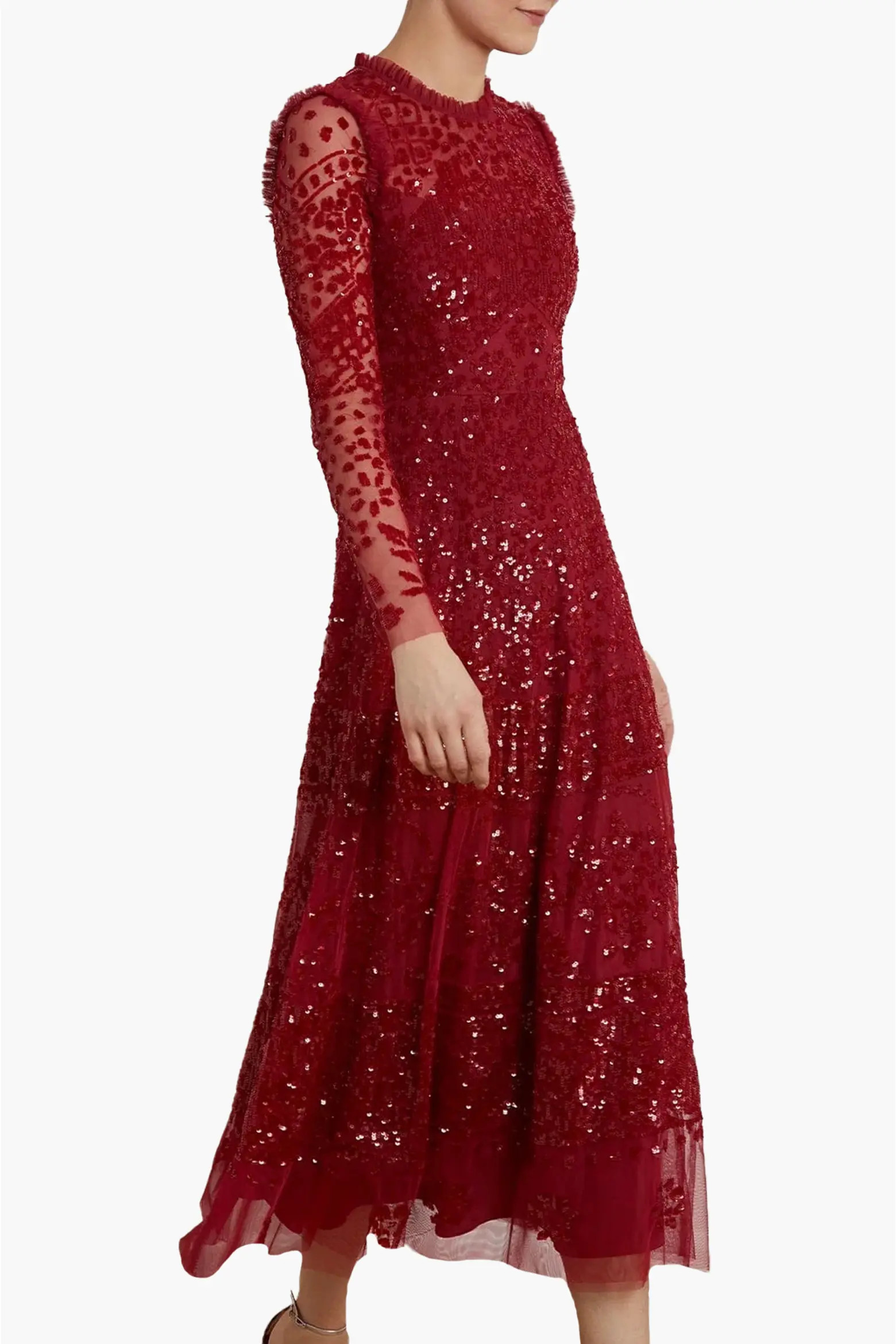 Aurora Long Sleeve Ballerina Midi Dress (Women) | Nordstrom | Nordstrom