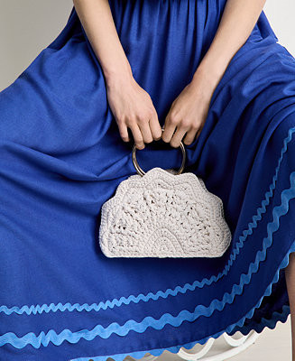Women's Crocheted Top-Handle Handbag, Macy's Exclusive - On 34th | Alix Friedberg Capsule Collect... | Macy's