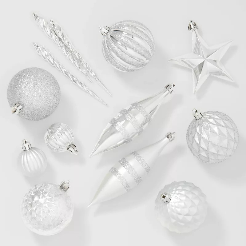 40ct Plastic Star Christmas Tree Ornament Set - Wondershop™ | Target
