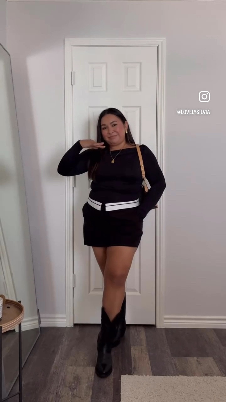 Today’s outfit for the @statefairoftx ✨🎡 perfect fall transition outfit! 

fall outfit idea, midsize fashion, black boots, cowboy boots, fall fashion, fall trends

#LTKStyleTip #LTKMidsize #LTKFindsUnder100