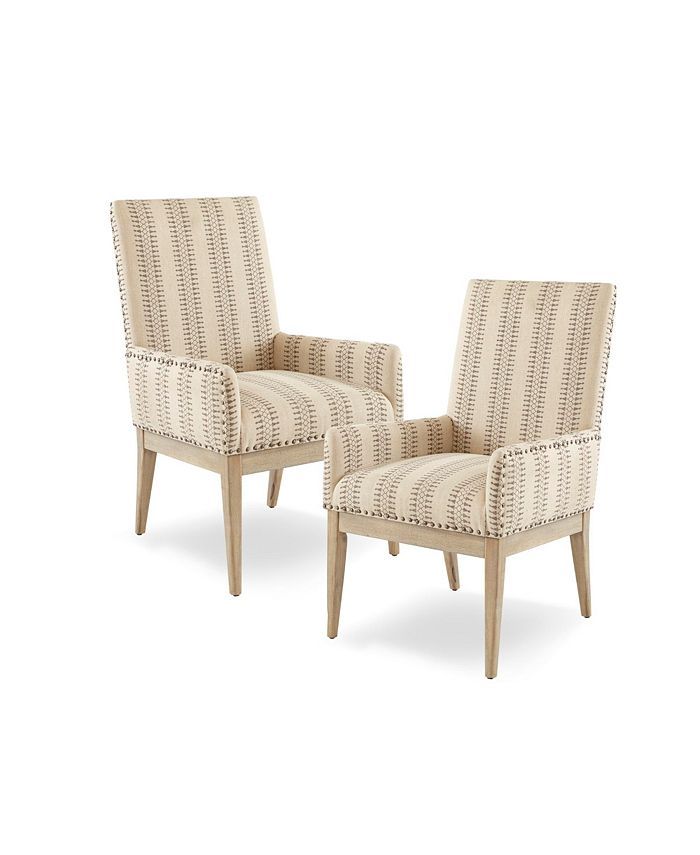 Rika Dining Arm Chair, Set Of 2 | Macys (US)